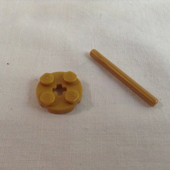 45 Authentic Transparent & Gold Lego Pieces Bricks - Picture 10 of 12